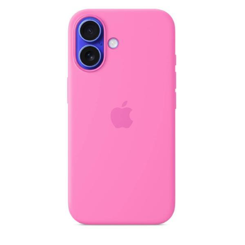 Apple Custodia MagSafe in silicone per iPhone 16 - Rosa peonia